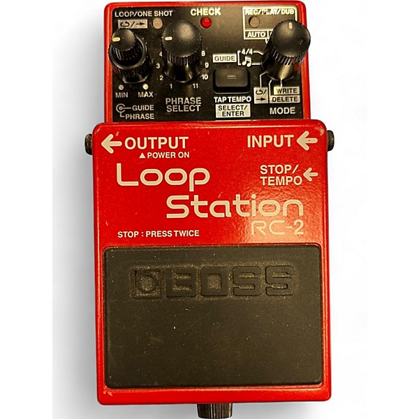 Used BOSS RC2 Loop Station Pedal