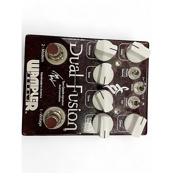 Used Wampler Dual Fusion Tom Quayle Signature Overdrive Effect Pedal
