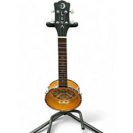 Used Luna banjo-lele Orange Ukulele