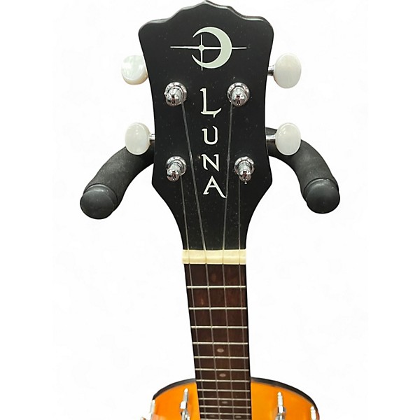 Used Luna banjo-lele Orange Ukulele