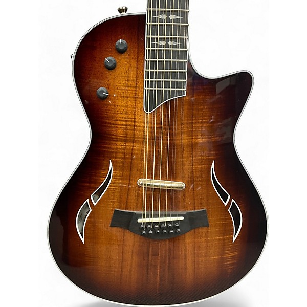 Used Taylor T5z 12 Custom  sunburst 12 String Acoustic Electric Guitar