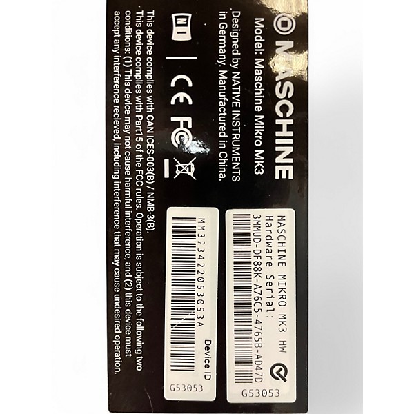 Used Native Instruments Maschine Mikro MK3 MIDI Controller
