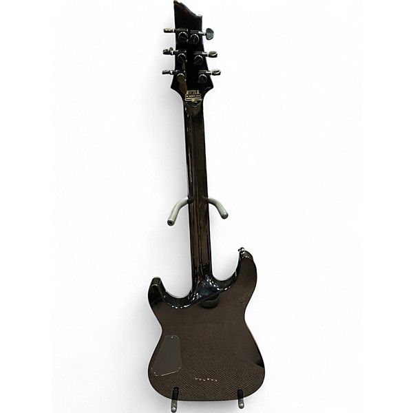 Used Schecter Guitar Research C1 DIAMOND SERIES SNOW LEOPARD Solid Body Electric Guitar