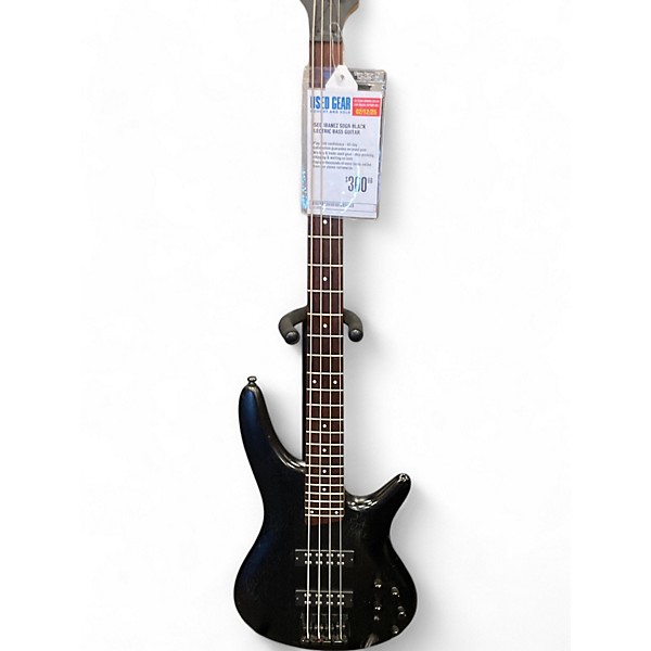 Used Ibanez SDGR Black Electric Bass Guitar