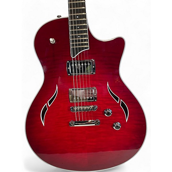 Used Taylor T3 red quilted maple Hollow Body Electric Guitar
