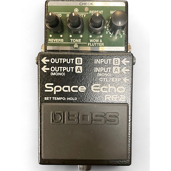 Used BOSS RE-2 SPACE ECHO Effect Pedal