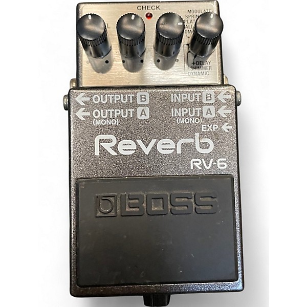 Used BOSS RV6 Digital Reverb Effect Pedal