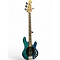 Used Sterling by Music Man Sub 4 Ocean Turquoise Electric Bass Guitar