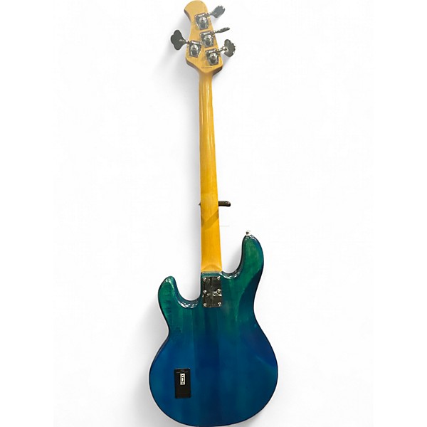 Used Sterling by Music Man Sub 4 Ocean Turquoise Electric Bass Guitar