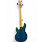 Used Sterling by Music Man Sub 4 Ocean Turquoise Electric Bass Guitar