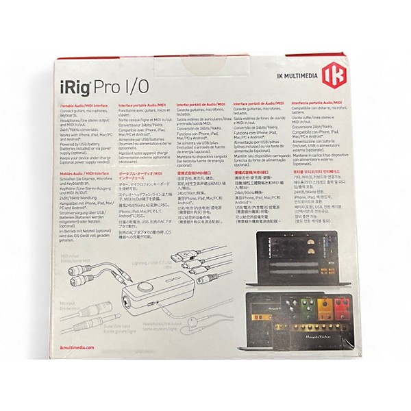 Used IK Multimedia iRig Proi Audio Interface