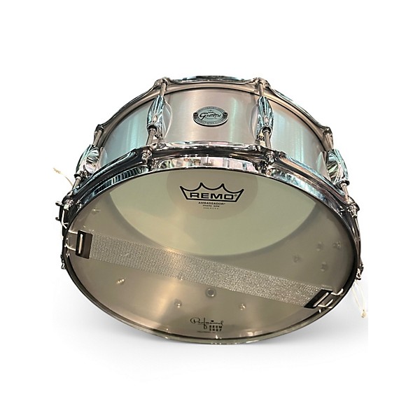 Used Gretsch Drums 14X6.5 Grand Prix Snare Metallic Silver Drum