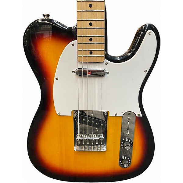 Used Squier Affinity Telecaster 2 Tone Sunburst Solid Body Electric Guitar
