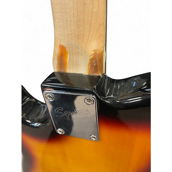 Used Squier Affinity Telecaster 2 Tone Sunburst Solid Body Electric Guitar