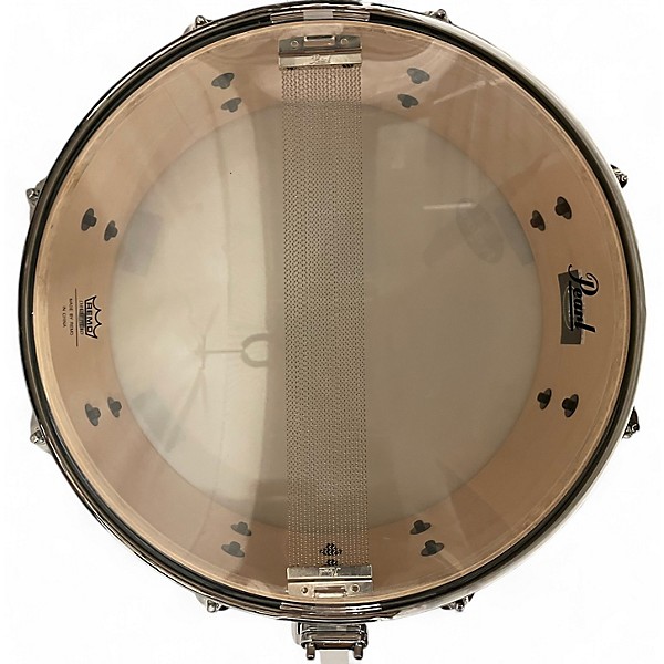 Used Pearl 14in Limited edition snare Silver Sparkle Drum