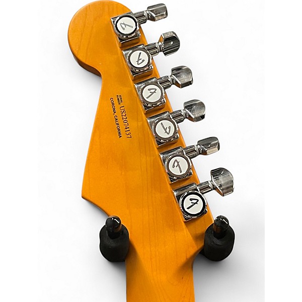 Used Fender American Ultra Stratocaster HSS Blue Solid Body Electric Guitar