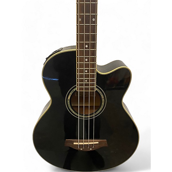 Used Ibanez AEB10 Black Acoustic Bass Guitar