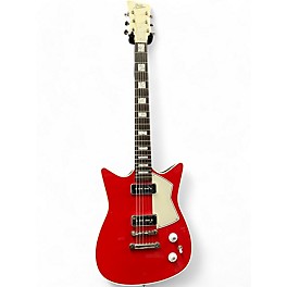 Used Frank Brothers Arcade Signature Red Solid Body Electric Guitar