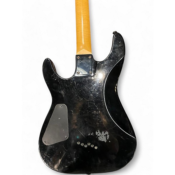 Used Schecter Guitar Research Spitfire-6 Diamond series Black Solid Body Electric Guitar