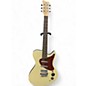 Used 2000 Danelectro Mod 6 White Violet Pearl Solid Body Electric Guitar thumbnail