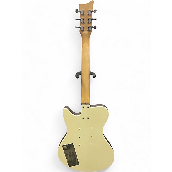 Used 2000 Danelectro Mod 6 White Violet Pearl Solid Body Electric Guitar