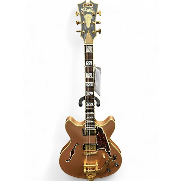 Used Dangelico LELUXE DC ROSE CHAMPAIGN Hollow Body Electric Guitar