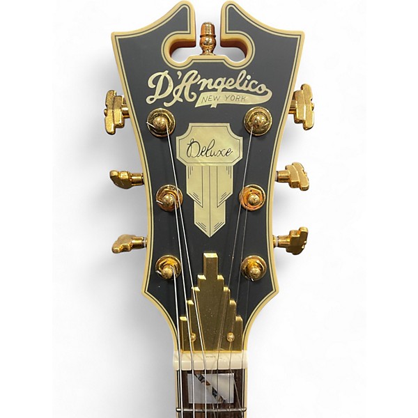 Used Dangelico LELUXE DC ROSE CHAMPAIGN Hollow Body Electric Guitar