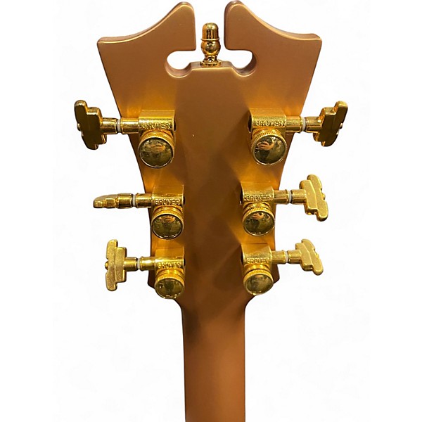 Used Dangelico LELUXE DC ROSE CHAMPAIGN Hollow Body Electric Guitar