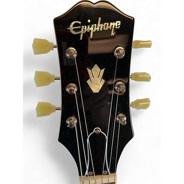 Used Epiphone ES355 Gold Hollow Body Electric Guitar