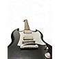 Used Gibson SG Standard Black and Silver Solid Body Electric Guitar
