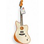 Used Fender AMERICAN ACOUSTASONIC JAZZMASTER Alpine White Acoustic Electric Guitar thumbnail