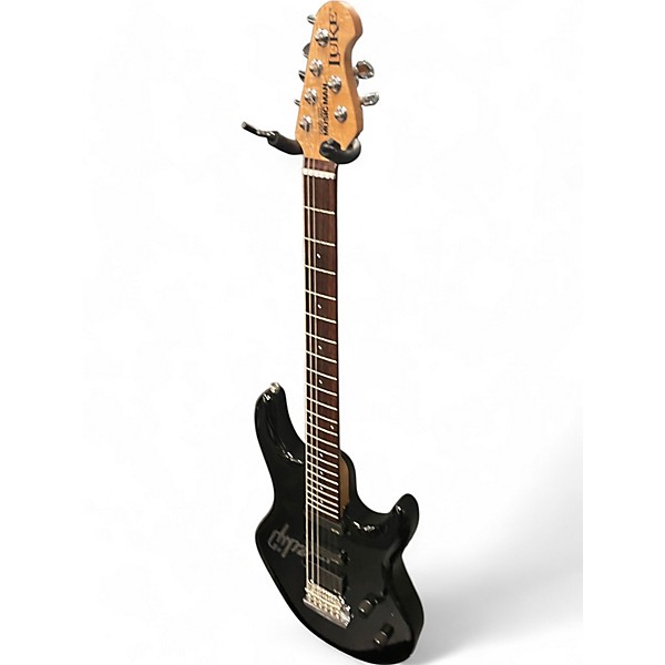 Used Ernie Ball Music Man Luke II Black Solid Body Electric Guitar