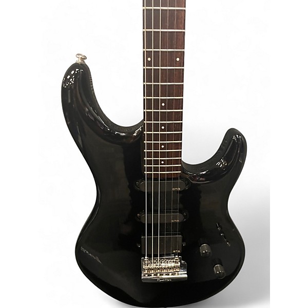 Used Ernie Ball Music Man Luke II Black Solid Body Electric Guitar