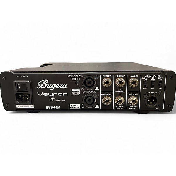Used Bugera BV1001M Veyron MOSFET Bass Amp Head