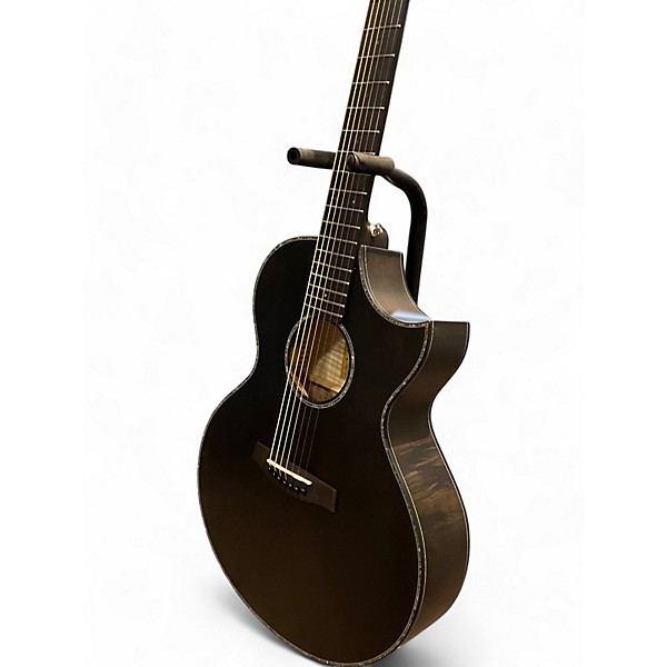 Used Schecter Guitar Research Orleans stage 7 Satin Black Acoustic Electric Guitar