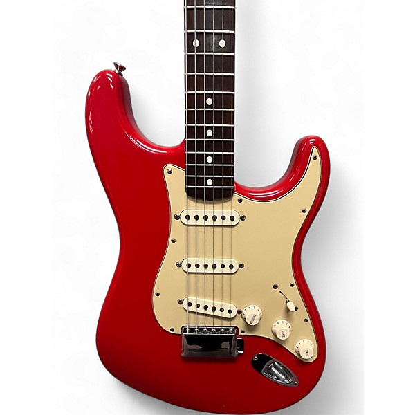 Used Fender STRATOCASTER Fiesta Red Solid Body Electric Guitar