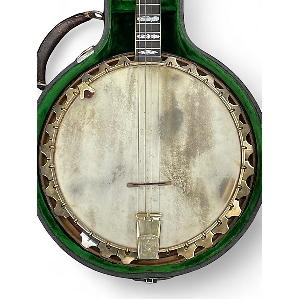 Vintage 1920s Vega Soloist Banjo Natural Banjo