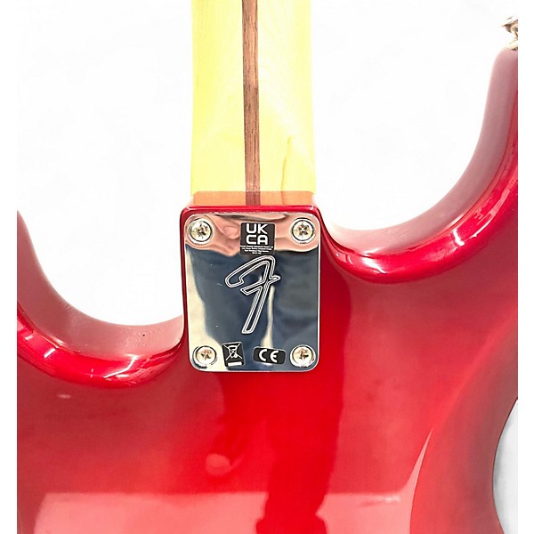 Used 2022 Fender Player Stratocaster Crimson Red Burst Solid Body Electric Guitar