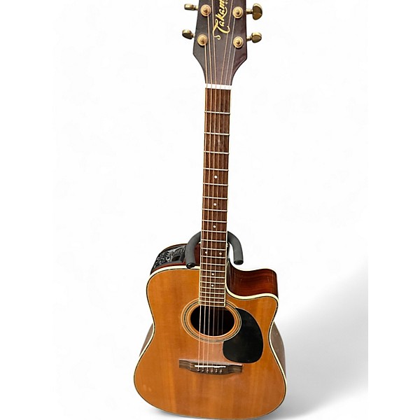 Used Takamine eg334sc Natural Acoustic Electric Guitar