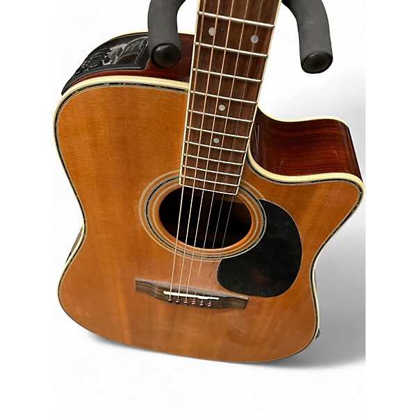 Used Takamine eg334sc Natural Acoustic Electric Guitar