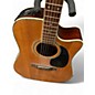 Used Takamine eg334sc Natural Acoustic Electric Guitar