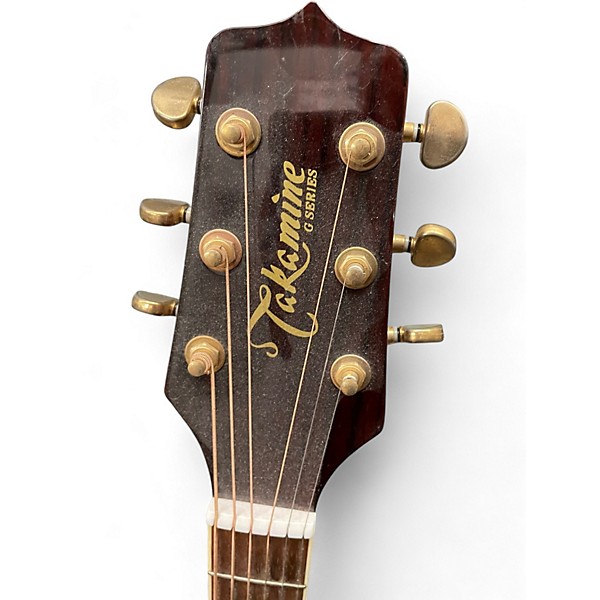 Used Takamine eg334sc Natural Acoustic Electric Guitar