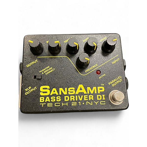 Used Tech 21 Sansamp PBDR Bass Driver DI Bass Effect Pedal