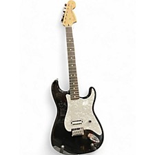 Used 2002 Fender Tom Delonge Signature Stratocaster Black Solid