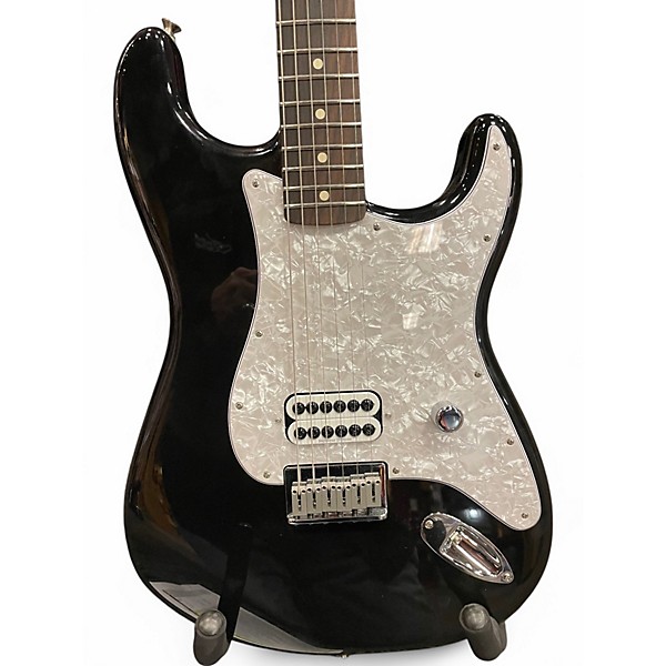 Used Fender Tom Delonge Signature Stratocaster Black Solid Body Electric Guitar