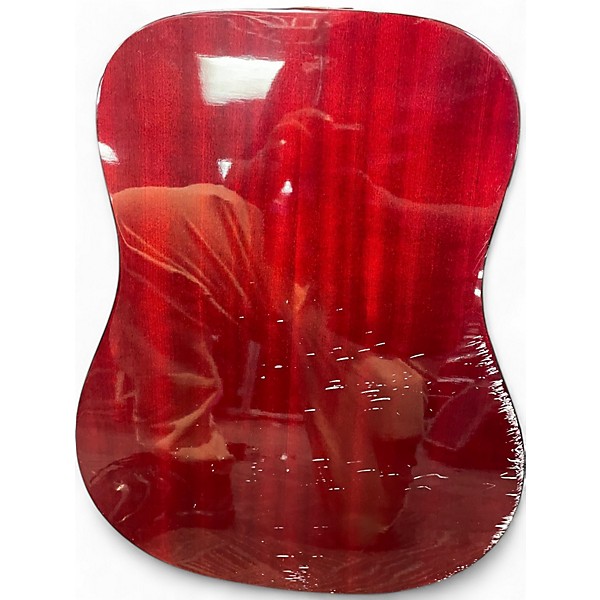 Used Sawtooth ST-LH-AD-MV-CH Burgundy Acoustic Guitar