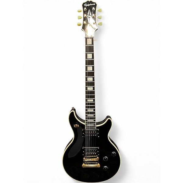 Used Epiphone Limited Edition Tak Matsumoto DC Custom Black Solid Body Electric Guitar