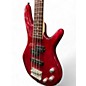 Used Ibanez GSRM20 Mikro Short Scale Crimson Red Trans Electric Bass Guitar