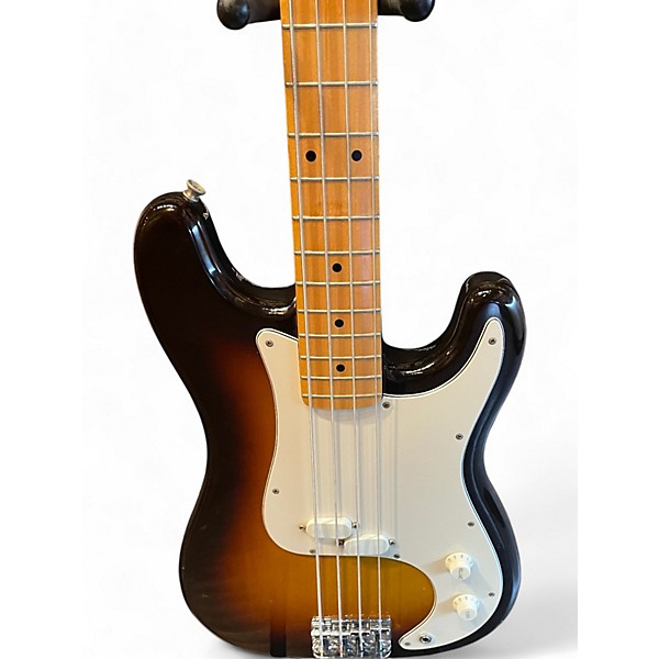 Vintage 1984 Fender Squier Bullet Sunburst Electric Bass Guitar