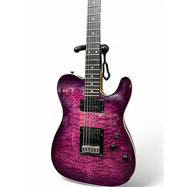 Used 2023 Schecter PT PRO PURPLE Solid Body Electric Guitar